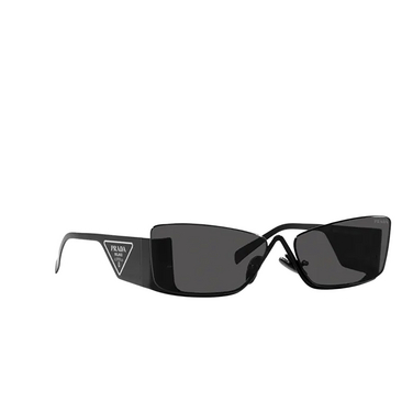 Prada PR 59ZS Sunglasses 1ab06l black - three-quarters view