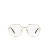 Prada PR 59ZV Eyeglasses 1511O1 pale gold - product thumbnail 1/4