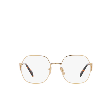 Prada PR 59ZV Eyeglasses 1511o1 pale gold - front view