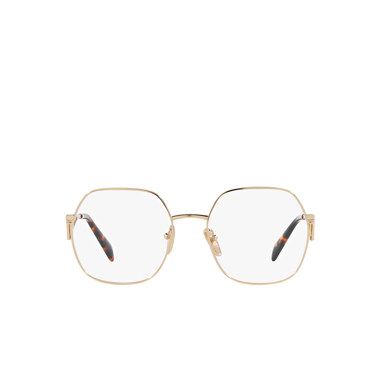 Prada PR 59ZV Eyeglasses 1511O1 pale gold - 1/4