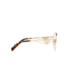 Prada PR 59ZV Eyeglasses 1511O1 pale gold - product thumbnail 3/4