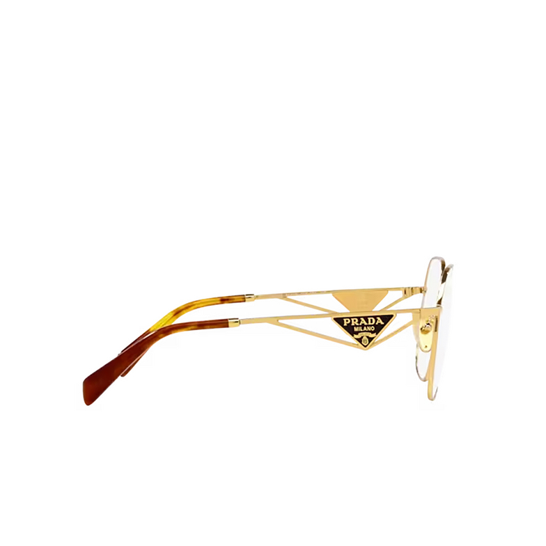 Prada PR 59ZV Eyeglasses 5AK1O1 gold - 3/4