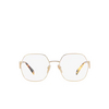 Prada PR 59ZV Eyeglasses ZVN1O1 pale gold - product thumbnail 1/4