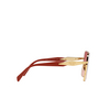 Prada PR 64ZS Sunglasses 5AK01Z gold - product thumbnail 3/4