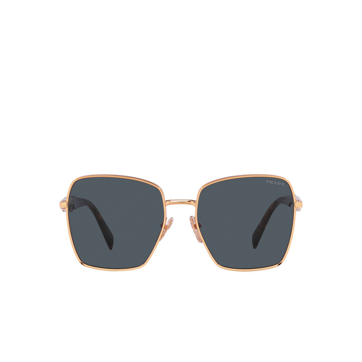 Prada PR 64ZS Sunglasses SVF09T Pink Gold - front view