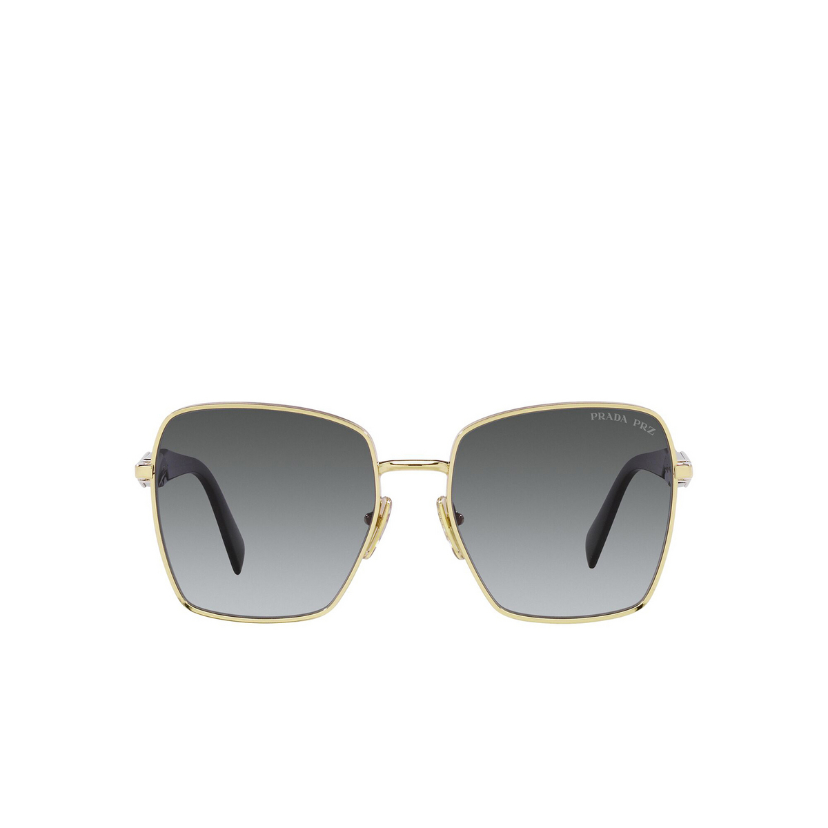 Prada PR 64ZS Sunglasses ZVN5W1 Pale Gold - front view