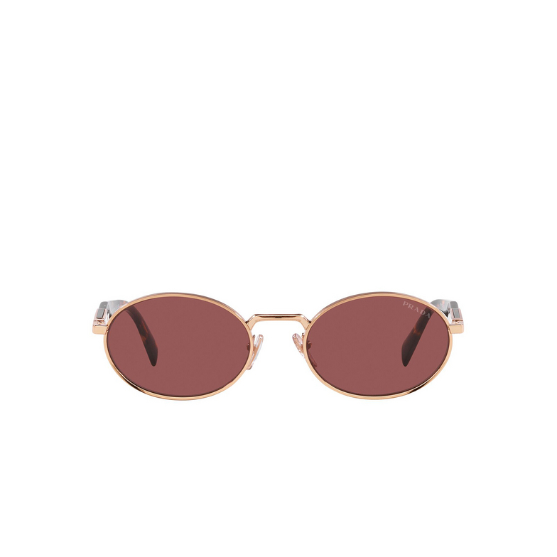 Prada PR 65ZS Sunglasses SVF08S pink gold - 1/4