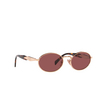 Prada PR 65ZS Sunglasses SVF08S pink gold - product thumbnail 2/4