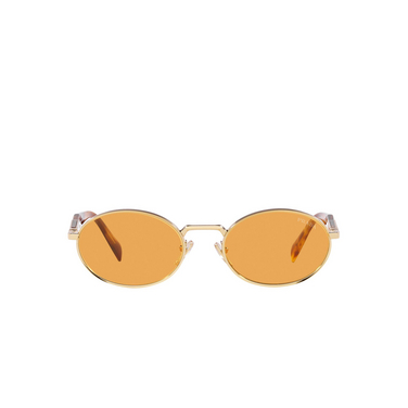 Prada PR 65ZS Sunglasses ZVN02Z pale gold - front view