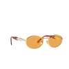 Prada PR 65ZS Sunglasses ZVN02Z pale gold - product thumbnail 2/4