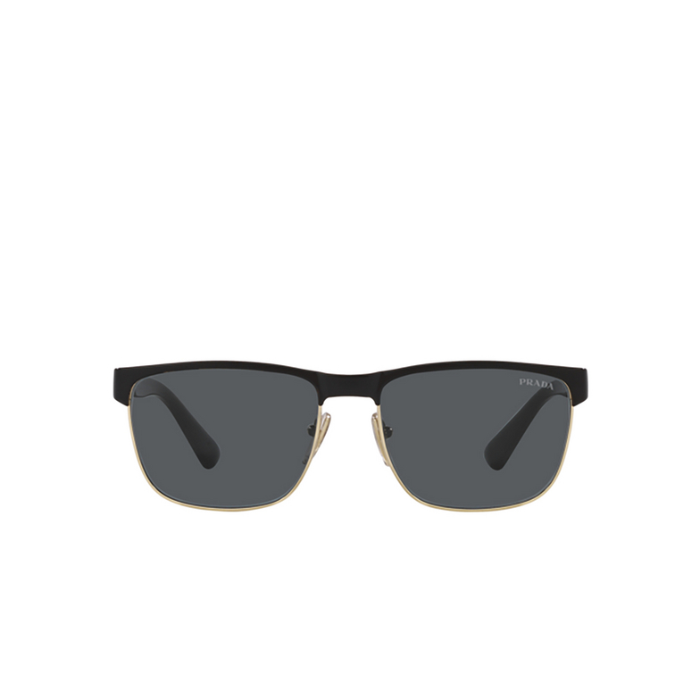 Prada PR 66ZS Sunglasses AAV07T black / pale gold - 1/4