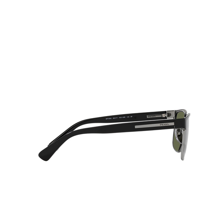 Prada PR 66ZS Sunglasses YDC03R black / gunmetal - 3/4