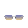 Prada PR 68ZS Sunglasses 1BC06Z silver - product thumbnail 1/4