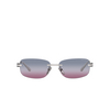 Prada PR 68ZS Sunglasses 1BC08B silver - product thumbnail 1/4