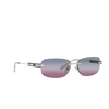 Prada PR 68ZS Sunglasses 1BC08B silver - product thumbnail 2/4