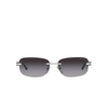 Prada PR 68ZS Sunglasses 1BC09S silver - product thumbnail 1/4