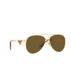 Prada PR 73ZS Sunglasses 5AK01T gold - product thumbnail 2/4