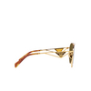 Occhiali da sole Prada PR 73ZS 5AK01T gold - anteprima prodotto 3/4