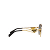 Prada PR 73ZS Sunglasses 5AK5W1 gold - product thumbnail 3/4