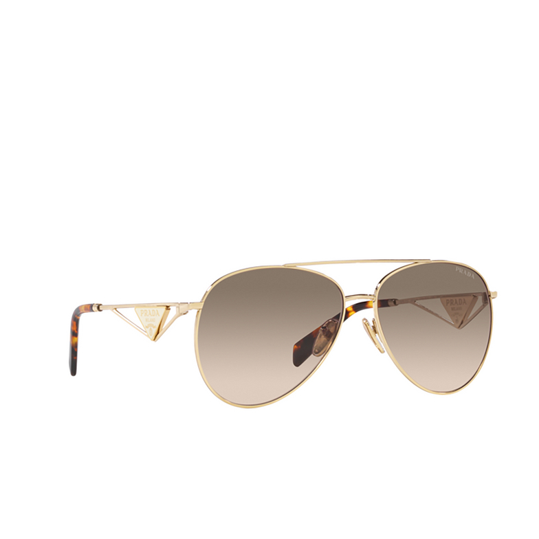 Prada PR 73ZS Sunglasses ZVN3D0 pale gold - 2/4
