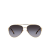 Prada PR 73ZS Sunglasses ZVN5D1 pale gold - product thumbnail 1/4