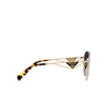 Prada PR 73ZS Sunglasses ZVN5D1 pale gold - product thumbnail 3/4