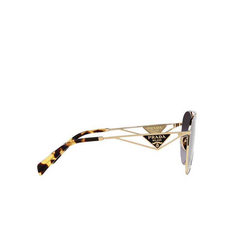 Prada PR 73ZS Sunglasses ZVN5D1 pale gold - 3/4
