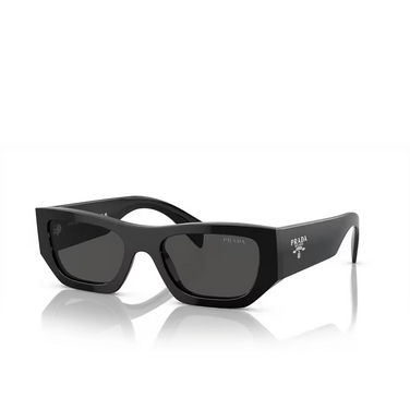 Prada PR A01S Sunglasses 16k08z black - three-quarters view