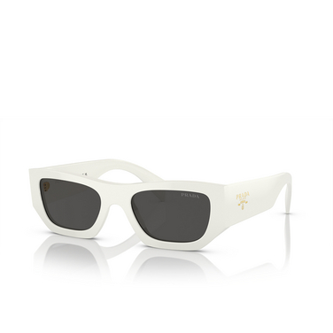 Prada PR A01S Sunglasses 17k08z white - three-quarters view