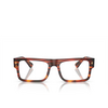 Prada PR A01V Eyeglasses 13O1O1 havana red - product thumbnail 1/4