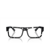 Prada PR A01V Eyeglasses 15O1O1 havana black transparent - product thumbnail 1/4