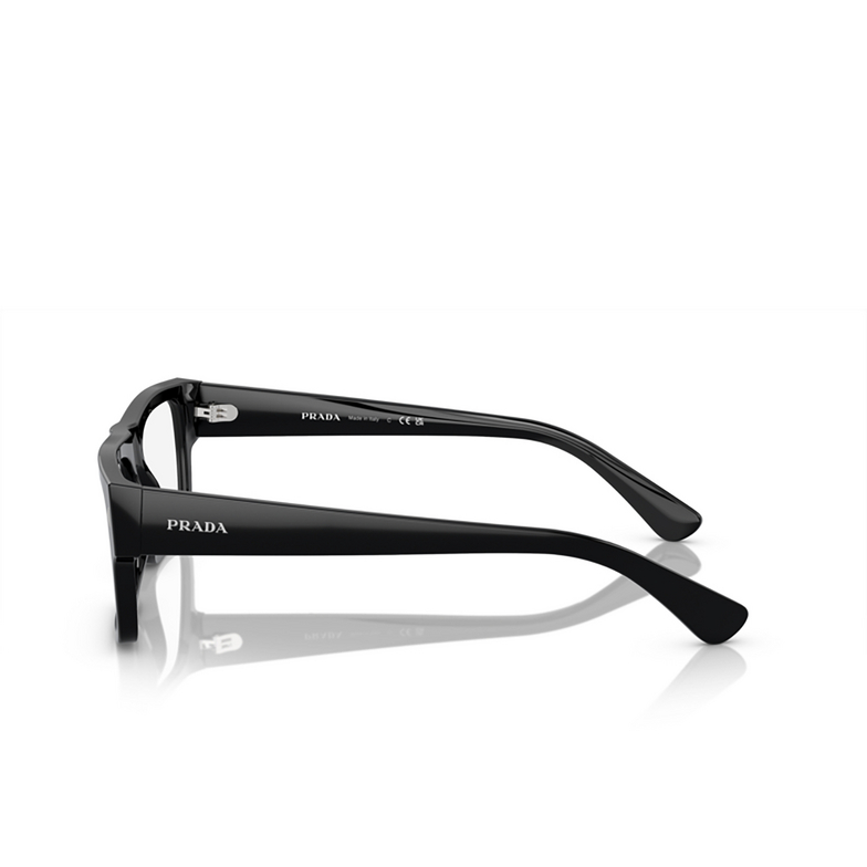 Prada PR A01V Korrektionsbrillen 16K1O1 black - 3/4