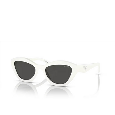 Prada PR A02S Sunglasses 17K08Z white - three-quarters view