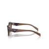 Prada PR A02S Sunglasses 17O60B brown transparent - product thumbnail 3/4