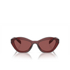 Prada PR A02S Sunglasses 18O80B red transparent - product thumbnail 1/4