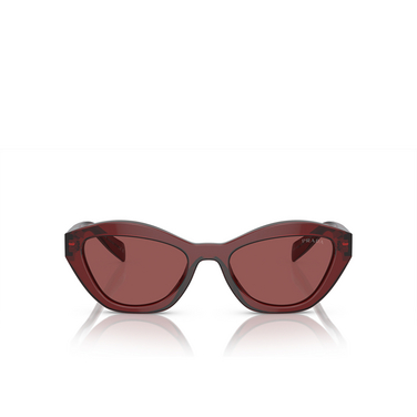 Prada PR A02S Sunglasses 18o80b red transparent - front view