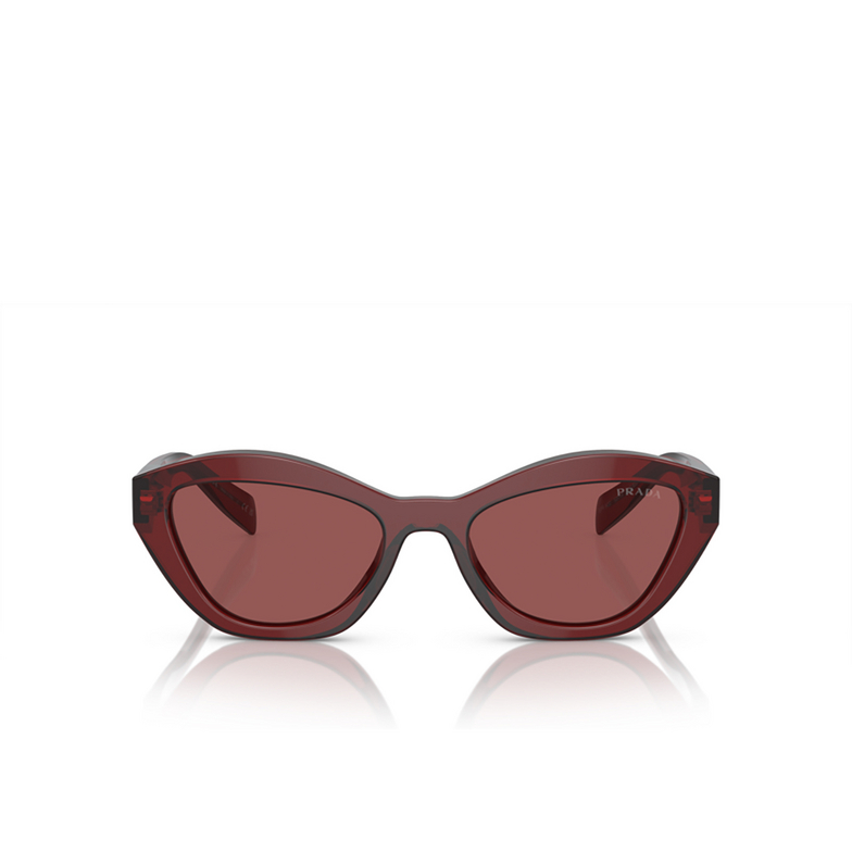 Prada PR A02S Sunglasses 18O80B red transparent - 1/4