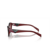 Prada PR A02S Sunglasses 18O80B red transparent - product thumbnail 3/4