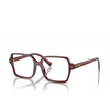Prada PR A02V Eyeglasses 16P1O1 transparent red - product thumbnail 2/4