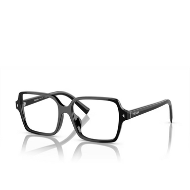 Prada PR A02V Korrektionsbrillen 1AB1O1 black - Dreiviertelansicht
