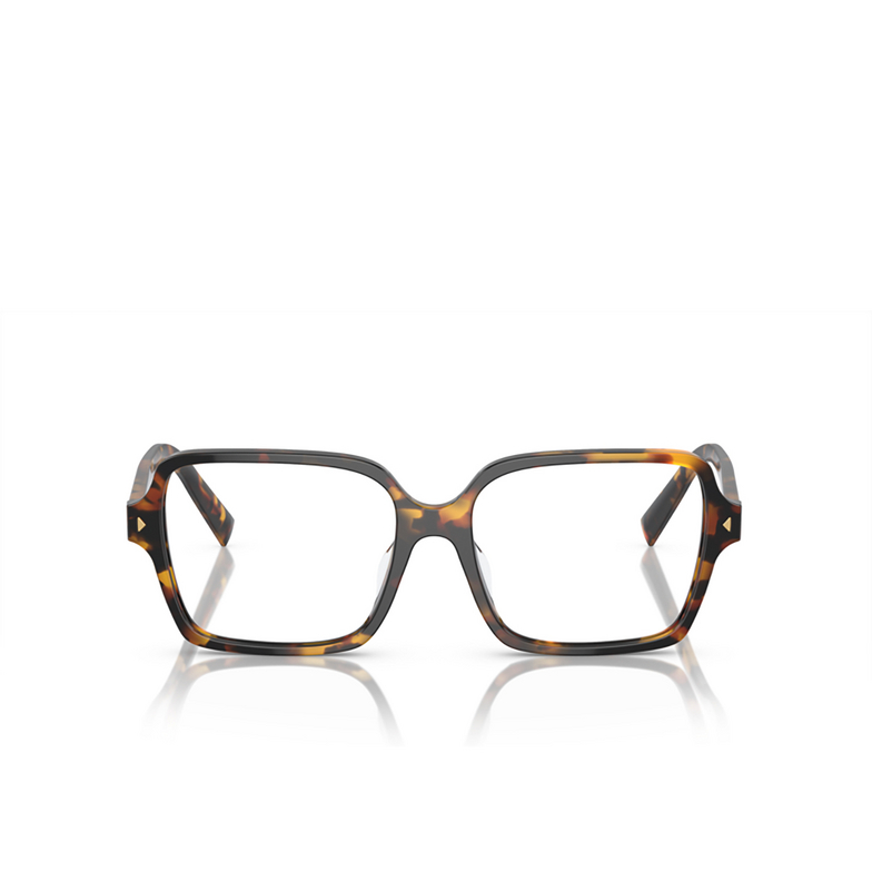 Prada PR A02V Eyeglasses VAU1O1 havana clear - 1/4