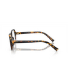 Prada PR A02V Eyeglasses VAU1O1 havana clear - product thumbnail 3/4