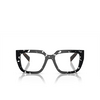 Prada PR A03V Eyeglasses 15O1O1 havana black transparent - product thumbnail 1/4