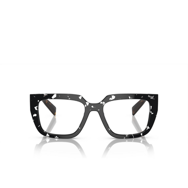 Prada PR A03V Eyeglasses 15o1o1 havana black transparent - front view