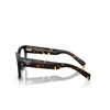 Prada PR A03V Eyeglasses 15O1O1 havana black transparent - product thumbnail 3/4