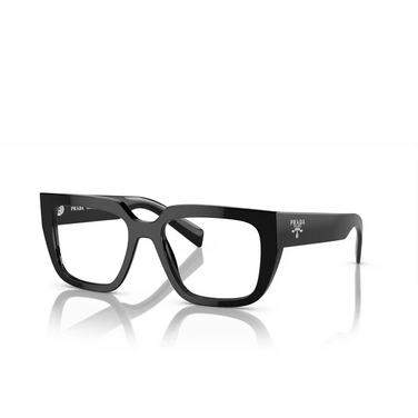 Prada PR A03V Korrektionsbrillen 16k1o1 black - Dreiviertelansicht