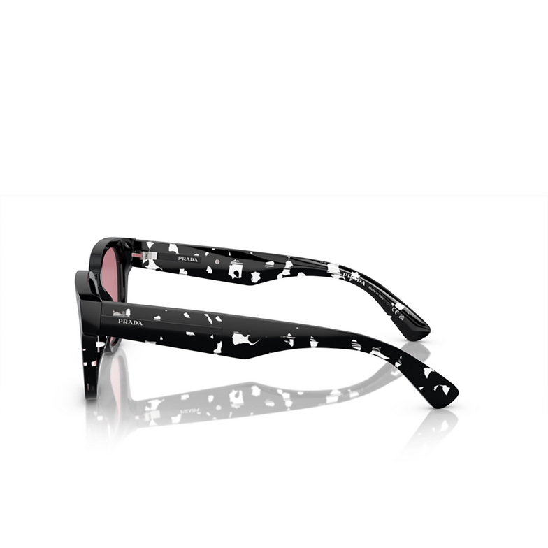 Prada PR A04S Sunglasses 15O70C havana black crystal - 3/4
