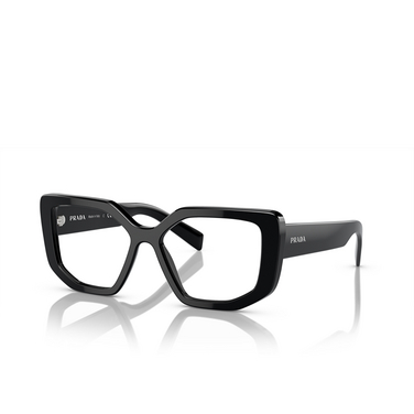 Prada PR A04V Eyeglasses 1ab1o1 black - three-quarters view