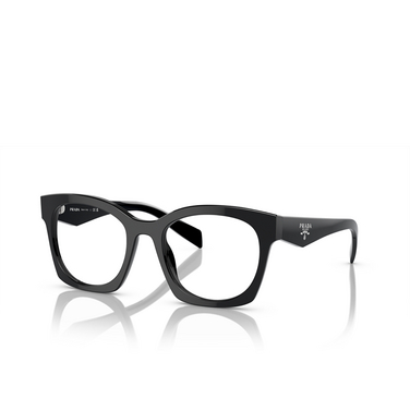 Prada PR A05V Korrektionsbrillen 16k1o1 black - Dreiviertelansicht