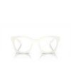 Occhiali da vista Prada PR A05V 17K1O1 white ivory - anteprima prodotto 1/4